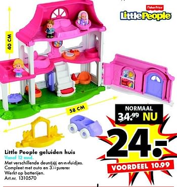 Aanbiedingen Little people geluiden huis - Little People - Geldig van 20/06/2015 tot 05/07/2015 bij Bart Smit