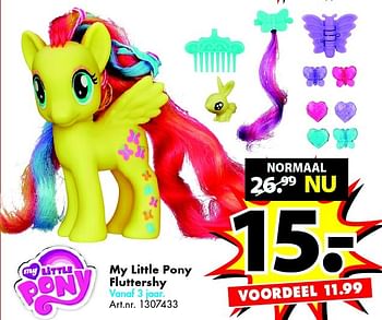 Aanbiedingen My little pony fluttershy - My Little Pony - Geldig van 20/06/2015 tot 05/07/2015 bij Bart Smit