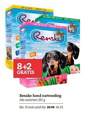 Aanbiedingen Renske hond natvoeding - Renske - Geldig van 22/06/2015 tot 05/07/2015 bij Pets Place