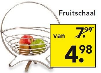 Aanbiedingen Fruitschaal - Huismerk - Blokker - Geldig van 29/06/2015 tot 08/07/2015 bij Blokker