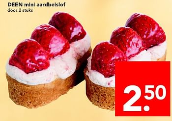 Aanbiedingen Deen mini aardbeislof - Huismerk deen supermarkt - Geldig van 28/06/2015 tot 04/07/2015 bij Deen Supermarkten