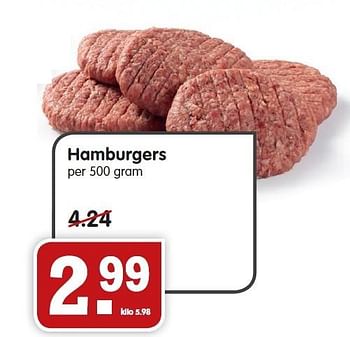 Aanbiedingen Hamburgers - Huismerk - Em-té - Geldig van 28/06/2015 tot 04/07/2015 bij Em-té