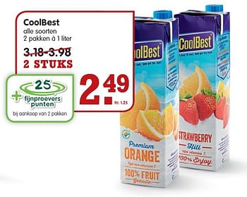 Aanbiedingen Coolbest alle soorten - Coolbest - Geldig van 28/06/2015 tot 04/07/2015 bij Em-té