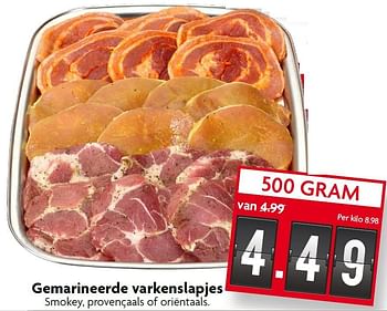 Aanbiedingen Gemarineerde varkenslapjes - Huismerk - Deka Markt - Geldig van 28/06/2015 tot 04/07/2015 bij Deka Markt