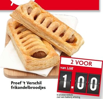 Aanbiedingen Proef `t verschil frikandelbroodjes - Huismerk - Deka Markt - Geldig van 28/06/2015 tot 04/07/2015 bij Deka Markt