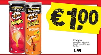 Aanbiedingen Pringles - Pringles - Geldig van 28/06/2015 tot 04/07/2015 bij Plus