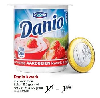 Aanbiedingen Danio kwark - Danio - Geldig van 06/07/2015 tot 07/07/2015 bij C1000