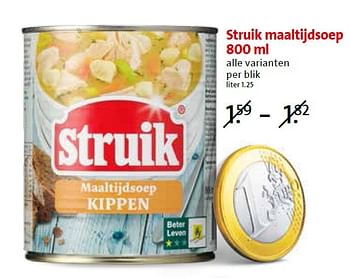 Aanbiedingen Struik maaltijdsoep - Struik - Geldig van 06/07/2015 tot 07/07/2015 bij C1000