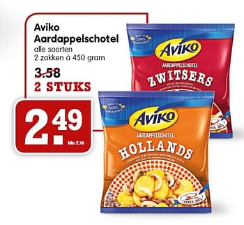 Aanbiedingen Aviko aardappelschotel - Aviko - Geldig van 05/07/2015 tot 11/07/2015 bij Em-té