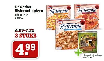 Aanbiedingen Dr.oetker ristorante pizza - Dr. Oetker - Geldig van 05/07/2015 tot 11/07/2015 bij Em-té