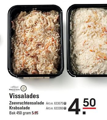 Aanbiedingen Vissalades - Smit Vis - Geldig van 02/07/2015 tot 13/07/2015 bij Sligro