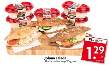 Aanbiedingen Johma salade - Johma - Geldig van 05/07/2015 tot 11/07/2015 bij Deka Markt