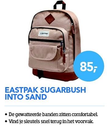 Aanbiedingen Eastpak sugarbush into sand - Eastpak - Geldig van 01/07/2015 tot 31/07/2015 bij Coolblue