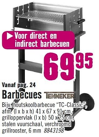 Aanbiedingen Barbecues houtskoolbarbecue tc-classic - Tenneker - Geldig van 29/06/2015 tot 01/08/2015 bij Hornbach