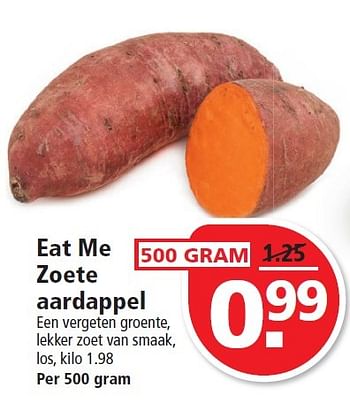 Aanbiedingen Eat me zoete aardappel - Huismerk - Plus - Geldig van 12/07/2015 tot 18/07/2015 bij Plus