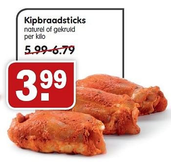 Aanbiedingen Kipbraadsticks naturel of gekruid - Huismerk - Em-té - Geldig van 12/07/2015 tot 18/07/2015 bij Em-té