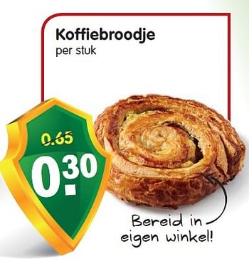 Aanbiedingen Koffiebroodje - Huismerk - Em-té - Geldig van 12/07/2015 tot 18/07/2015 bij Em-té