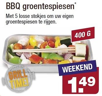 Aanbiedingen Bbq groentespiesen - Huismerk - Aldi - Geldig van 15/07/2015 tot 18/07/2015 bij Aldi