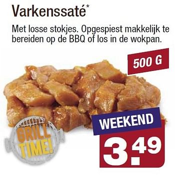 Aanbiedingen Varkenssaté - Huismerk - Aldi - Geldig van 15/07/2015 tot 18/07/2015 bij Aldi