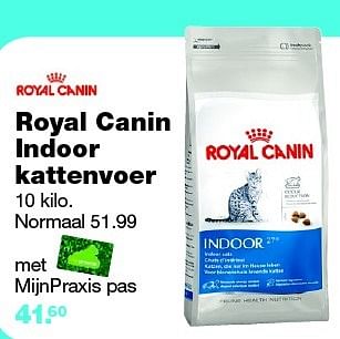 Aanbiedingen Royal canin indoor kattenvoer - Royal Canin - Geldig van 13/07/2015 tot 19/07/2015 bij Praxis