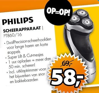 Aanbiedingen Philips scheerapparaat pt860-16 - Philips - Geldig van 13/07/2015 tot 19/07/2015 bij Expert
