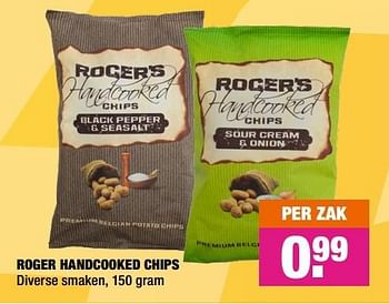 Aanbiedingen Roger handcooked chips - Rogers - Geldig van 13/07/2015 tot 26/07/2015 bij Big Bazar
