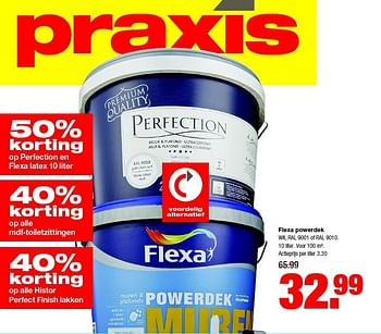 Aanbiedingen Flexa powerdek - Flexa - Geldig van 13/07/2015 tot 19/07/2015 bij Praxis