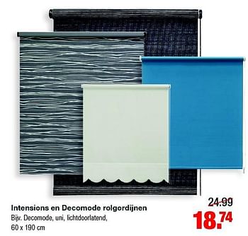 Aanbiedingen Intensions en decomode rolgordijnen - Huismerk - Praxis - Geldig van 13/07/2015 tot 19/07/2015 bij Praxis