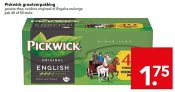 Aanbiedingen Pickwick grootverpakking - Pickwick - Geldig van 19/07/2015 tot 25/07/2015 bij Deen Supermarkten