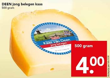 Aanbiedingen Deen jong belegen kaas - Huismerk deen supermarkt - Geldig van 19/07/2015 tot 25/07/2015 bij Deen Supermarkten