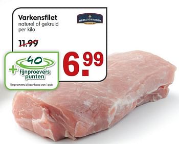 Aanbiedingen Varkensfilet naturel of gekruid - Heerlyckheeden - Geldig van 19/07/2015 tot 25/07/2015 bij Em-té