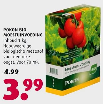 Aanbiedingen Pokon bio moestuinvoeding - Pokon - Geldig van 13/07/2015 tot 26/07/2015 bij Hubo