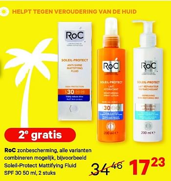 Aanbiedingen Roc zonbescherming - Roc - Geldig van 13/07/2015 tot 26/07/2015 bij Etos