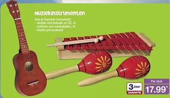 Aanbiedingen Muziekinstrumenten - Huismerk - Aldi - Geldig van 22/07/2015 tot 28/07/2015 bij Aldi