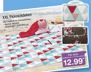 Aanbiedingen Xxl picknickdeken - Huismerk - Aldi - Geldig van 22/07/2015 tot 28/07/2015 bij Aldi