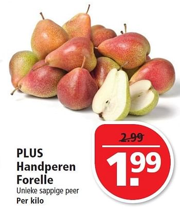 Aanbiedingen Plus handperen forelle - Huismerk - Plus - Geldig van 19/07/2015 tot 25/07/2015 bij Plus