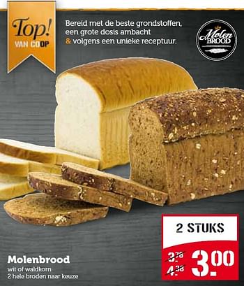 Aanbiedingen Molenbrood - Huismerk - Coop - Geldig van 20/07/2015 tot 26/07/2015 bij Coop