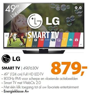Aanbiedingen Lg smart tv 49lf630v - LG - Geldig van 20/07/2015 tot 26/07/2015 bij Expert