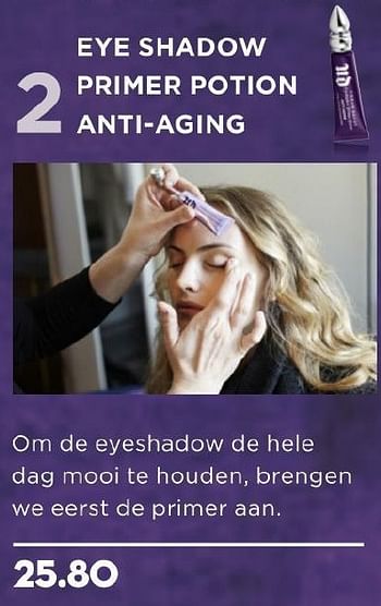 Aanbiedingen Eye shadow primer potion anti-aging - Huismerk - Ici Paris XL - Geldig van 13/07/2015 tot 02/08/2015 bij Ici Paris XL