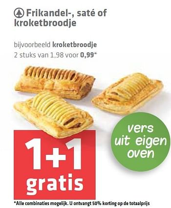 Aanbiedingen Frikandel, saté of kroketbroodje - Spar - Geldig van 16/07/2015 tot 28/07/2015 bij Spar