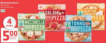 Aanbiedingen Krokante pizza`s - Spar - Geldig van 16/07/2015 tot 28/07/2015 bij Spar