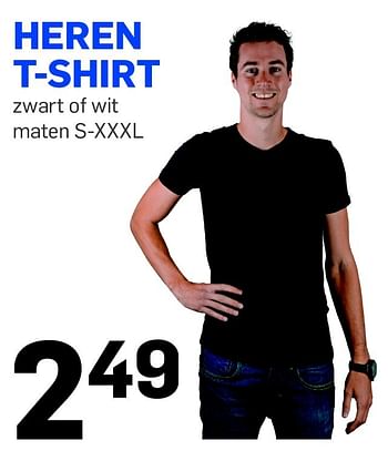 Aanbiedingen Heren t-shirt - Huismerk - Action - Geldig van 22/07/2015 tot 28/07/2015 bij Action