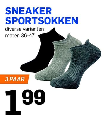 Aanbiedingen Sneaker sportsokken - Huismerk - Action - Geldig van 22/07/2015 tot 28/07/2015 bij Action