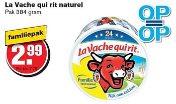Aanbiedingen La vache qui rit naturel - La Vache Qui Rit - Geldig van 22/07/2015 tot 28/07/2015 bij Hoogvliet