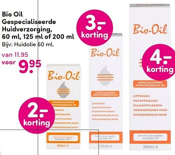 Aanbiedingen Bio oil gespecialiseerde huidverzorging - Bio-Oil - Geldig van 20/07/2015 tot 02/08/2015 bij da
