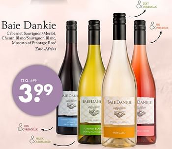 Aanbiedingen Baie dankie - Witte wijnen - Geldig van 19/07/2015 tot 08/08/2015 bij Mitra