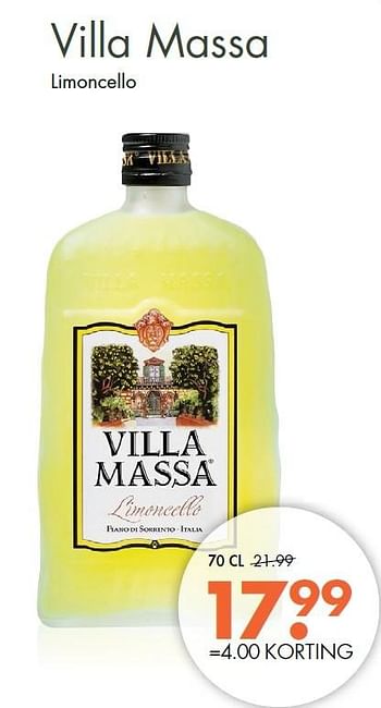 Aanbiedingen Villa massa limoncello - Villa Massa - Geldig van 19/07/2015 tot 08/08/2015 bij Mitra