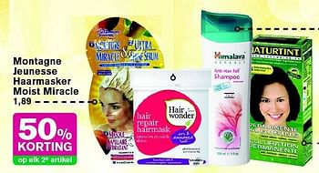 Aanbiedingen Montagne jeunesse haarmasker moist miracle - Montagne Jeunesse - Geldig van 20/07/2015 tot 09/08/2015 bij De Tuinen