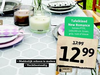 Aanbiedingen Tafelkleed new romance - Huismerk - Xenos - Geldig van 17/07/2015 tot 08/08/2015 bij Xenos