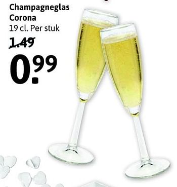Aanbiedingen Champagneglas corona - Huismerk - Xenos - Geldig van 17/07/2015 tot 08/08/2015 bij Xenos